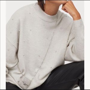 H&M studded oversized sweater